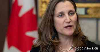 Teck Frontier cancellation should be ‘wake-up call’ for Canada: Freeland