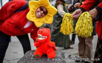 In Pictures: Cardiff awash with daffodils and dragons on St David’s Day