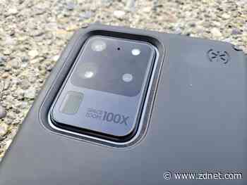 Speck Presidio case options for the Samsung Galaxy S20 Ultra 5G: Hiding the camera bump