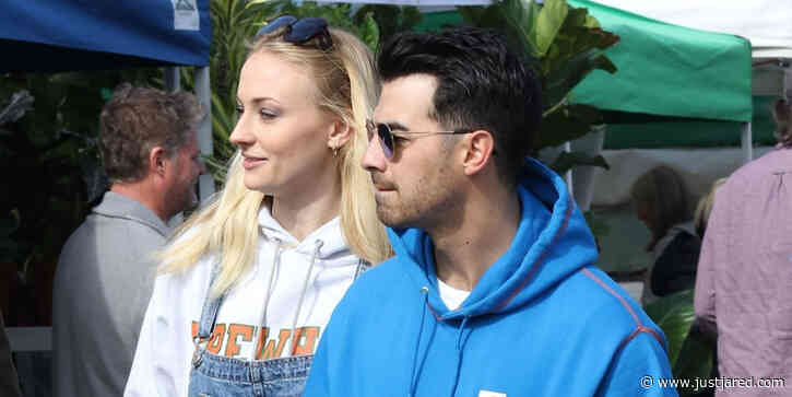 Pregnant Sophie Turner Wears Her Fave Overalls To The Farmer's Market With Joe Jonas