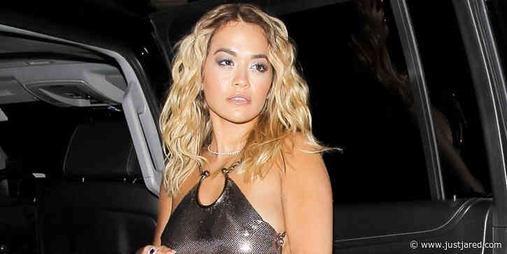 Rita Ora Shines In Two Hot Metallic Looks in LA