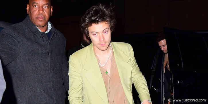 Harry Styles Parties Until the Early Morning at 'SNL' After Party in NYC