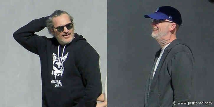 Joaquin Phoenix & Moby Grab Lunch Together in LA