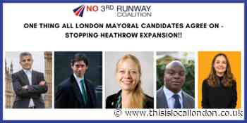 London mayor candidates come out against Heathrow expansion