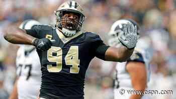 Saints DE Jordan played through torn adductor