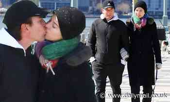 Ewan McGregor has a serious case of puppy love as he shares kiss