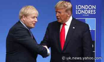 Boris Johnson talks tough before US trade talks