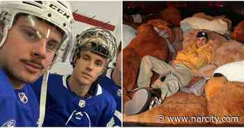 Auston Matthews Says Justin Bieber's Toronto Home Is "Like A Funhouse" - Narcity