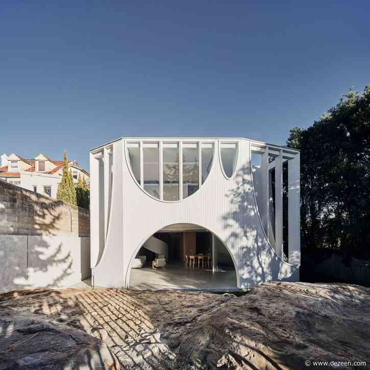 Arches puncture floors and walls of Glebe House by Chenchow Little Architects