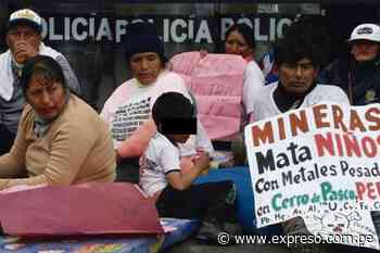 Cerro de Pasco: Defensoría del Pueblo exige al Estado atender a niños contaminados - Expreso (Perú)