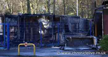 See the scene of devastation after fire rips through former North Tyneside primary school