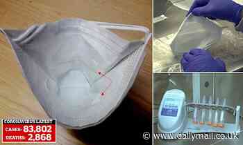 The facemask that could spot the killer coronavirus - Daily Mail