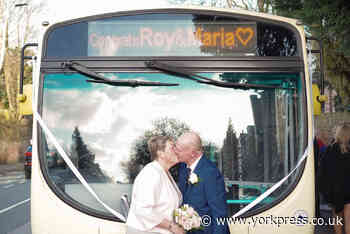 Chance encounter leads to First York bus drivers tying the knot