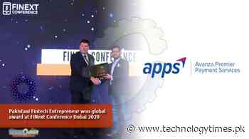 Pakistani Fintech Entrepreneur won global award at FiNext Conference Dubai 2020 - Technology Times Pakistan