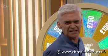 This Morning host Phillip Schofield charges at camera after Spin to Win disaster