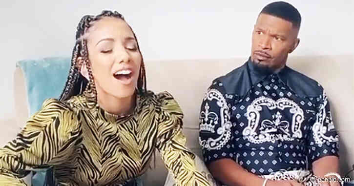 Watch Jamie Foxx's Jaw Drop Listening to Daughter Corinne Sing Alicia Keys' 'Empire State of Mind'
