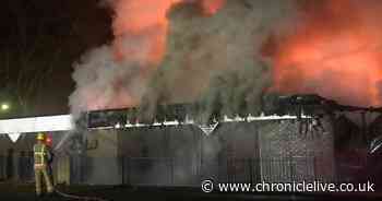 Investigation launched into the cause of huge fire at former Backworth Park Primary School