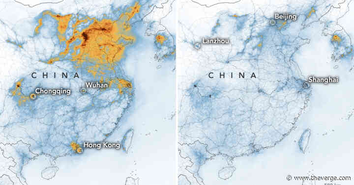 Maps show drastic drop in China’s air pollution after coronavirus quarantine