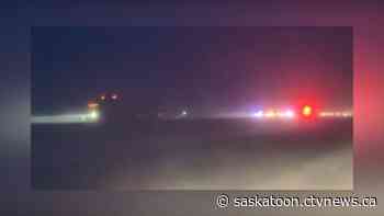 Sask. woman airlifted to Edmonton after being struck by semi