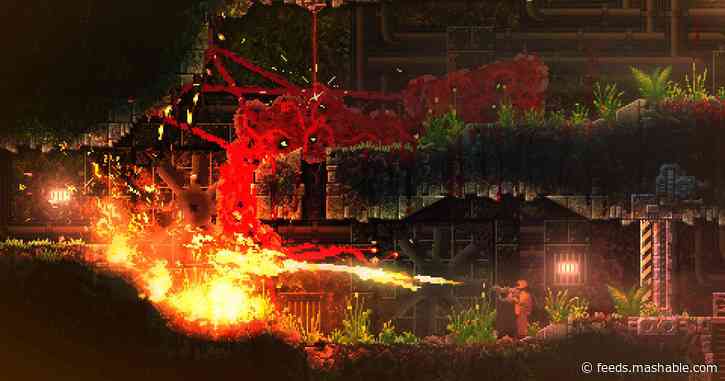 Graffiti, saw blades, and tentacle monsters: First impressions of Devolver Digital's 2020 games