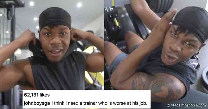 John Boyega's movie workout sessions look painfully hilarious