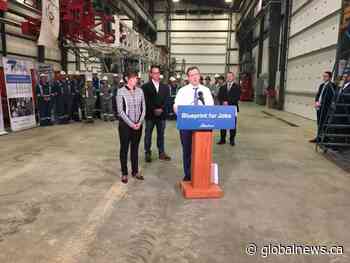 Alberta premier says job creation plan will spur creation of hundreds of green jobs