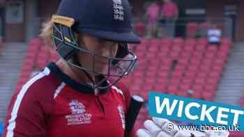 Women's T20 World Cup: England lose early wicket as Tammy Beaumont goes for a duck