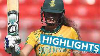 Women's T20 World Cup: Laura Wolvaardt half-century propels South Africa to victory over Pakistan