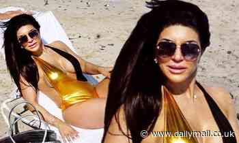 Teresa Giudice, 47, shows off her chest after a recent boob job