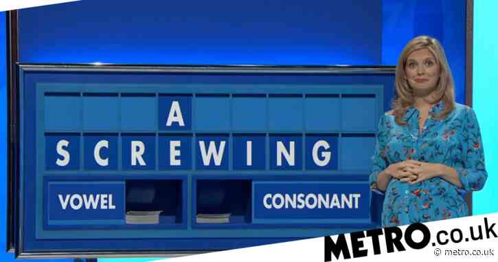 Rachel Riley left red-faced after spelling out cheeky word on Countdown