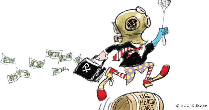 Bagley Cartoon: Over a Barrel
