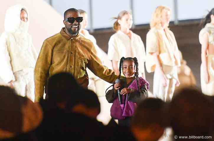North West Follows Kanye’s Footsteps, Performs at Yeezy Season 8 Fashion Show
