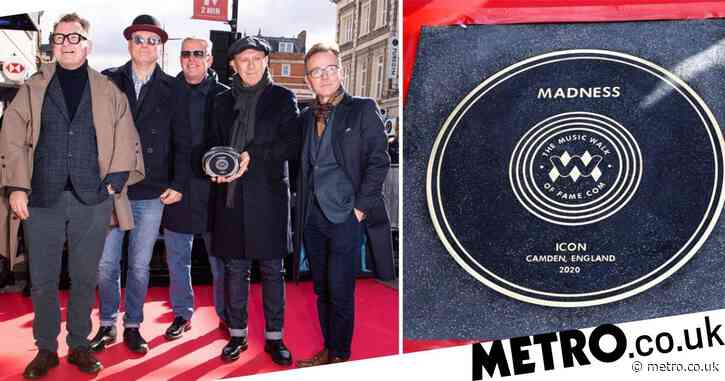 Madness become second act to be honoured on Music Walk Of Fame in Camden