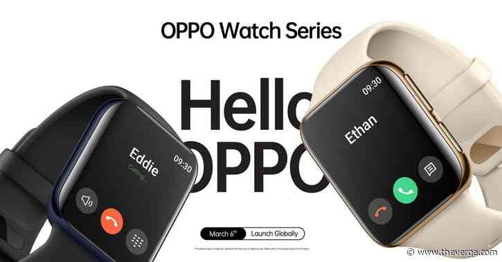 Oppo’s new smartwatch looks just like the Apple Watch