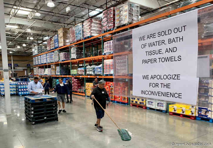 Costco Crush Water Toilet Paper Dwindle On Coronavirus Fears