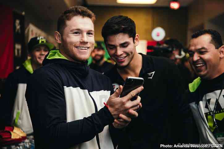 Canelo Alvarez and Ryan Garcia looking fast and powerful
