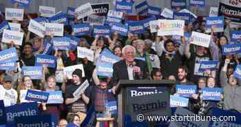 Sanders holds Minnesota rally before primary, draws contrasts with Biden