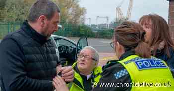 Pensioner with terminal cancer fulfils life-long dream to become a detective for a day