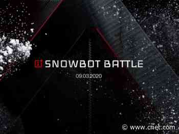 OnePlus built robots that chuck snowballs at 120mph to show off 5G     - CNET