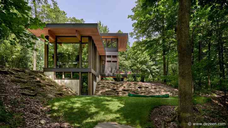 Searl Lamaster Howe tucks Lawless Retreat into Michigan woods