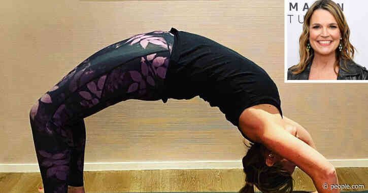 Savannah Guthrie Shows Off Her Flexibility After Completing a 30-Day Yoga Challenge