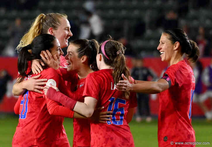U.S. women’s soccer team rolls into SheBelieves Cup