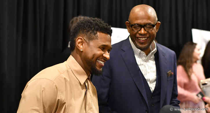 Usher & Forest Whitaker Share a Laugh at 'Burden' Atlanta Screening