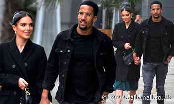 Helen Flanagan holds hands with fiancé Scott Sinclair on rare dinner date in Manchester