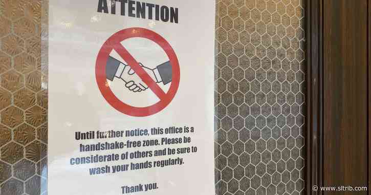 To fight coronavirus, the Utah Capitol declares a ‘handshake-free zone’
