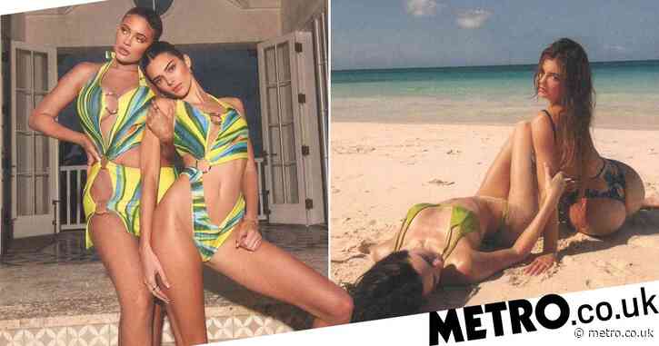 Kylie Jenner and Kendall Jenner are tropical twins as they show off snaps from Bahamas holiday