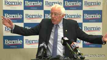 A reporter asked Sanders if he's worried. Watch his response