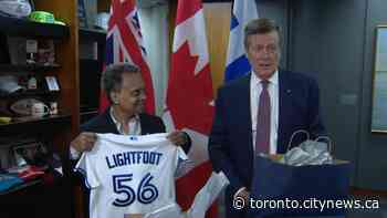 John Tory meets with mayor of Chicago at Toronto City Hall - CityNews