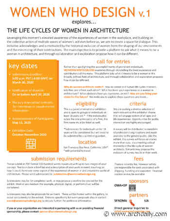 The Life Cycles of Women in Architecture - ArchDaily