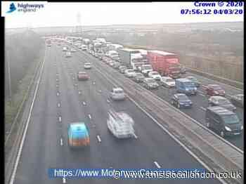 Morning update: Roadworks slows traffic on M25 once again